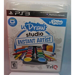 uDraw Studio Instant Artist (Sony Playstation PS3, 2011) PS3 New Sealed